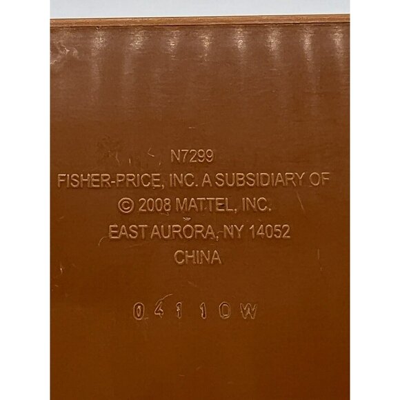 Fisher Price Loving Family Dollhouse Dining Room Hutch Buffet N7299 Brown 2008 - Picture 6 of 6